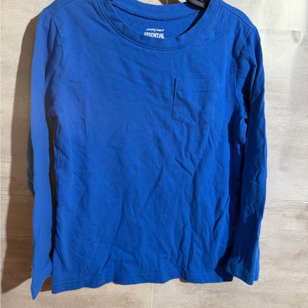 jumping beans Royal Blue Long Sleeve Pocket Tee
